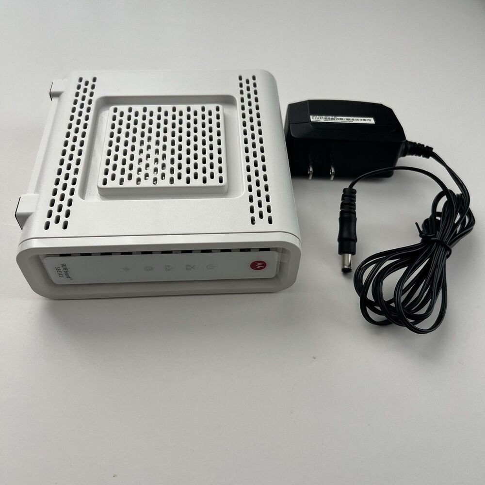 Motorola SURFboard SB6141 Internet Cable Modem with Power Adapter